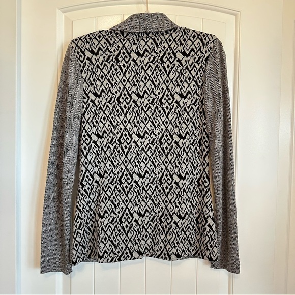 Tart soft knit grey patterned blazer jacket - Picture 3 of 13